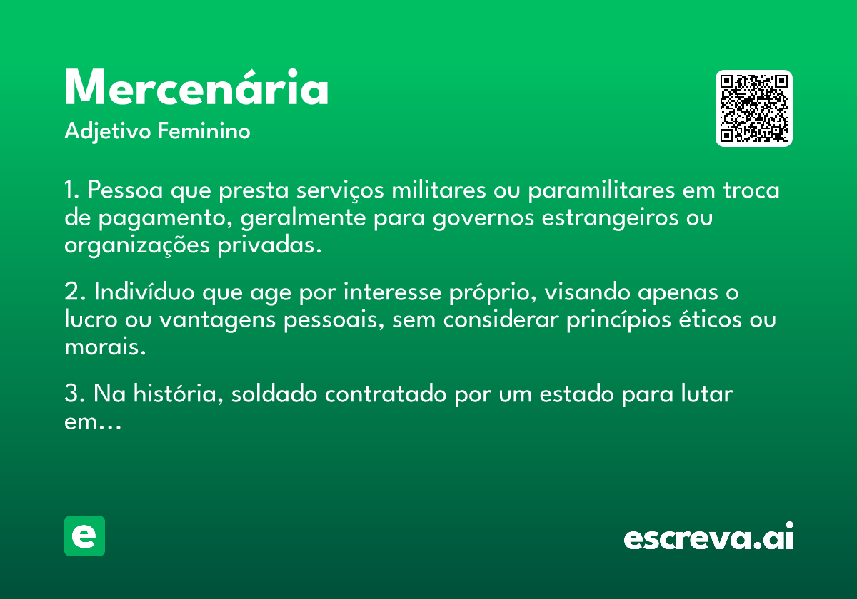 mercenária