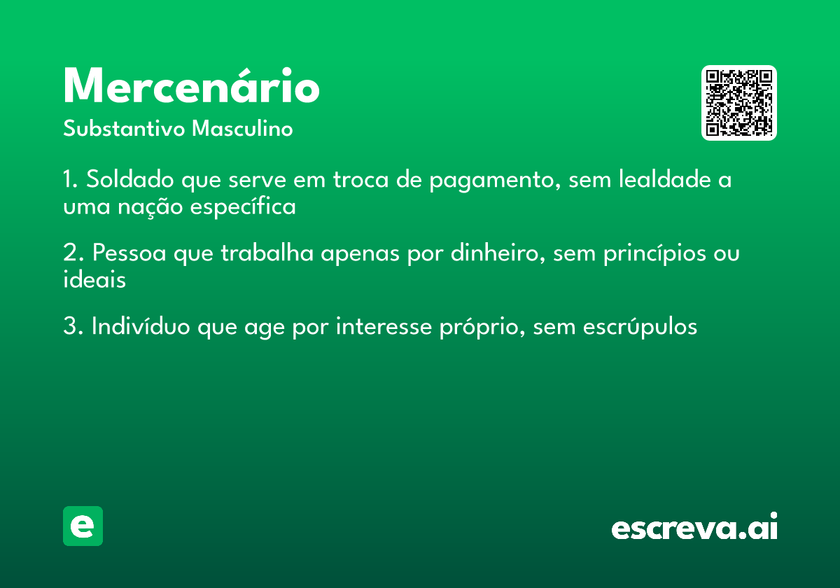 mercenário