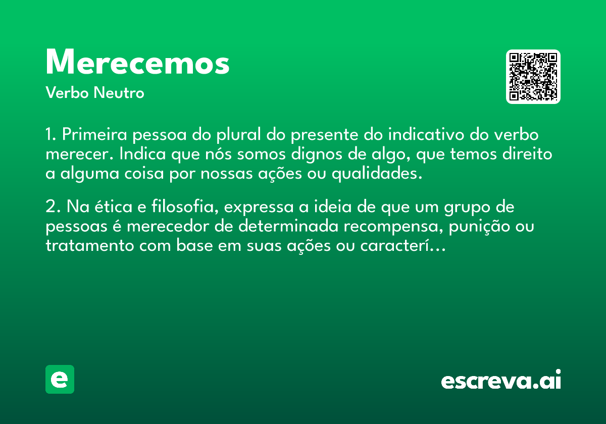 merecemos