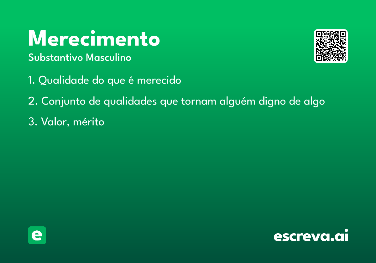 merecimento