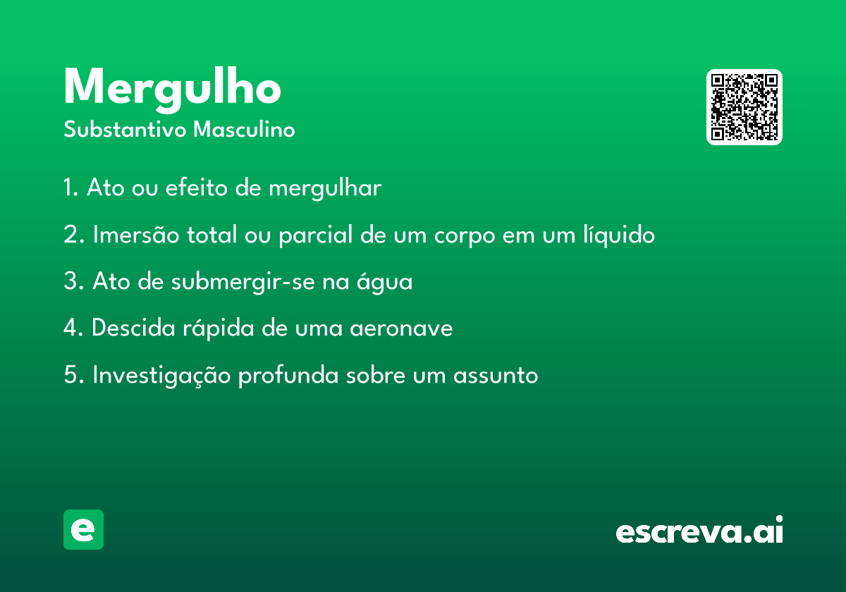 mergulho