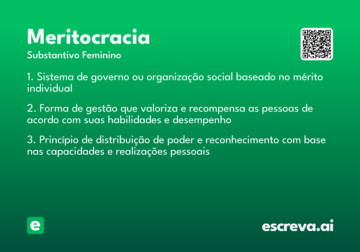 meritocracia