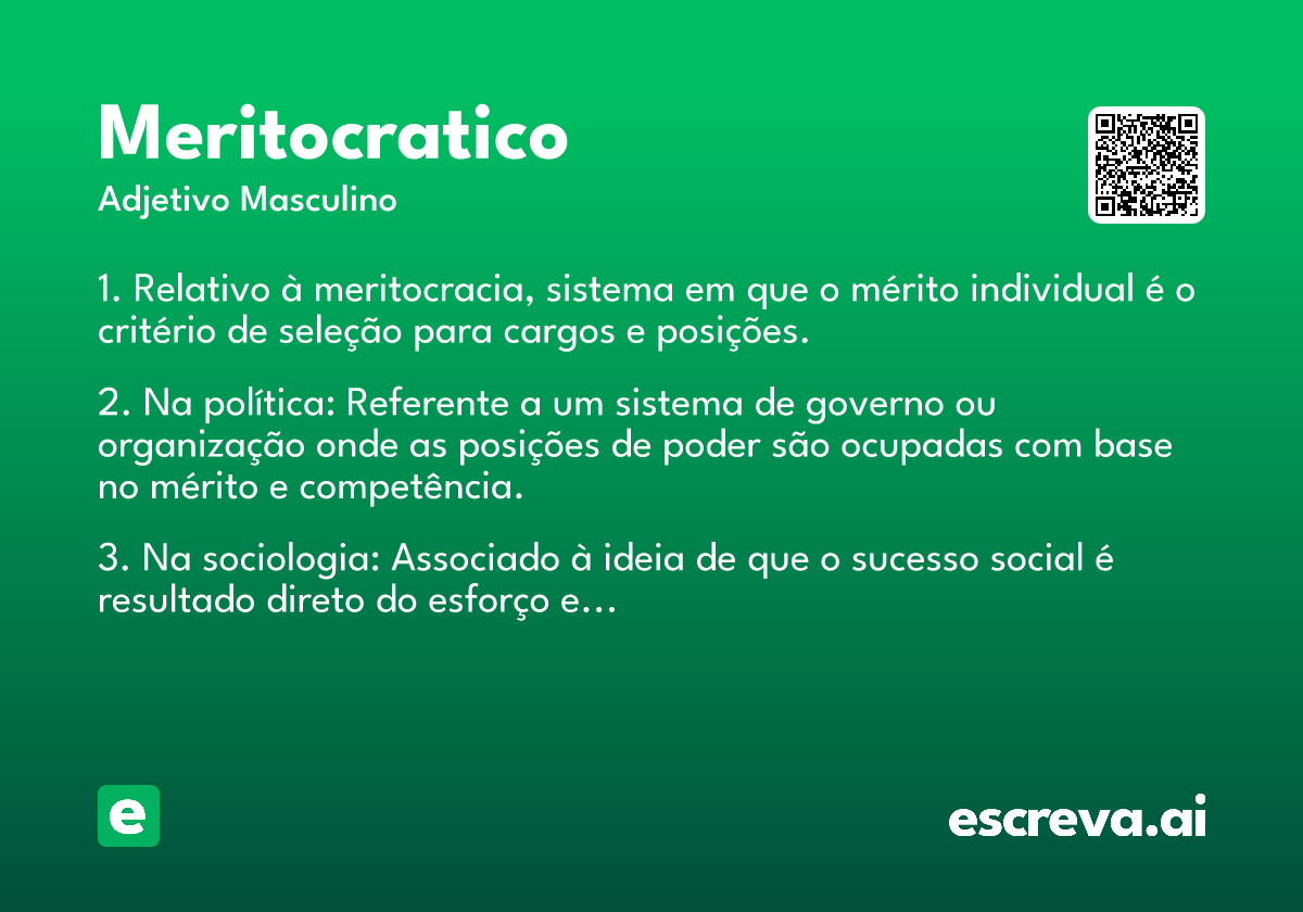 meritocratico