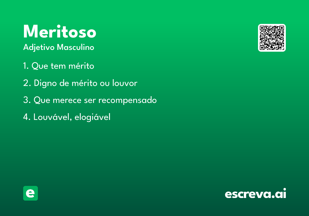 meritoso