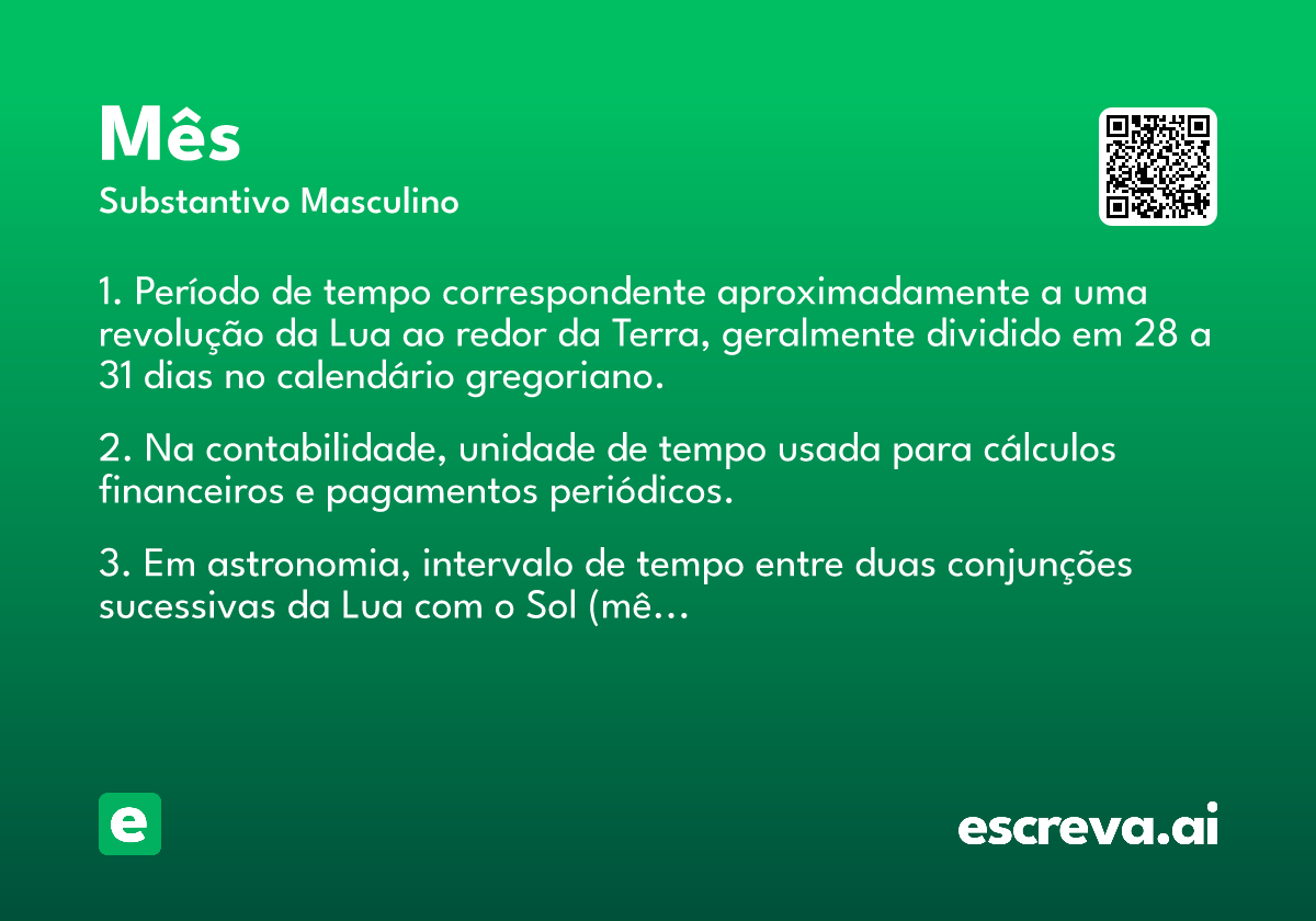 mês