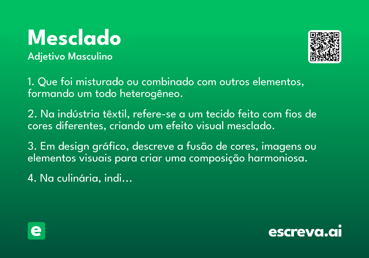 mesclado