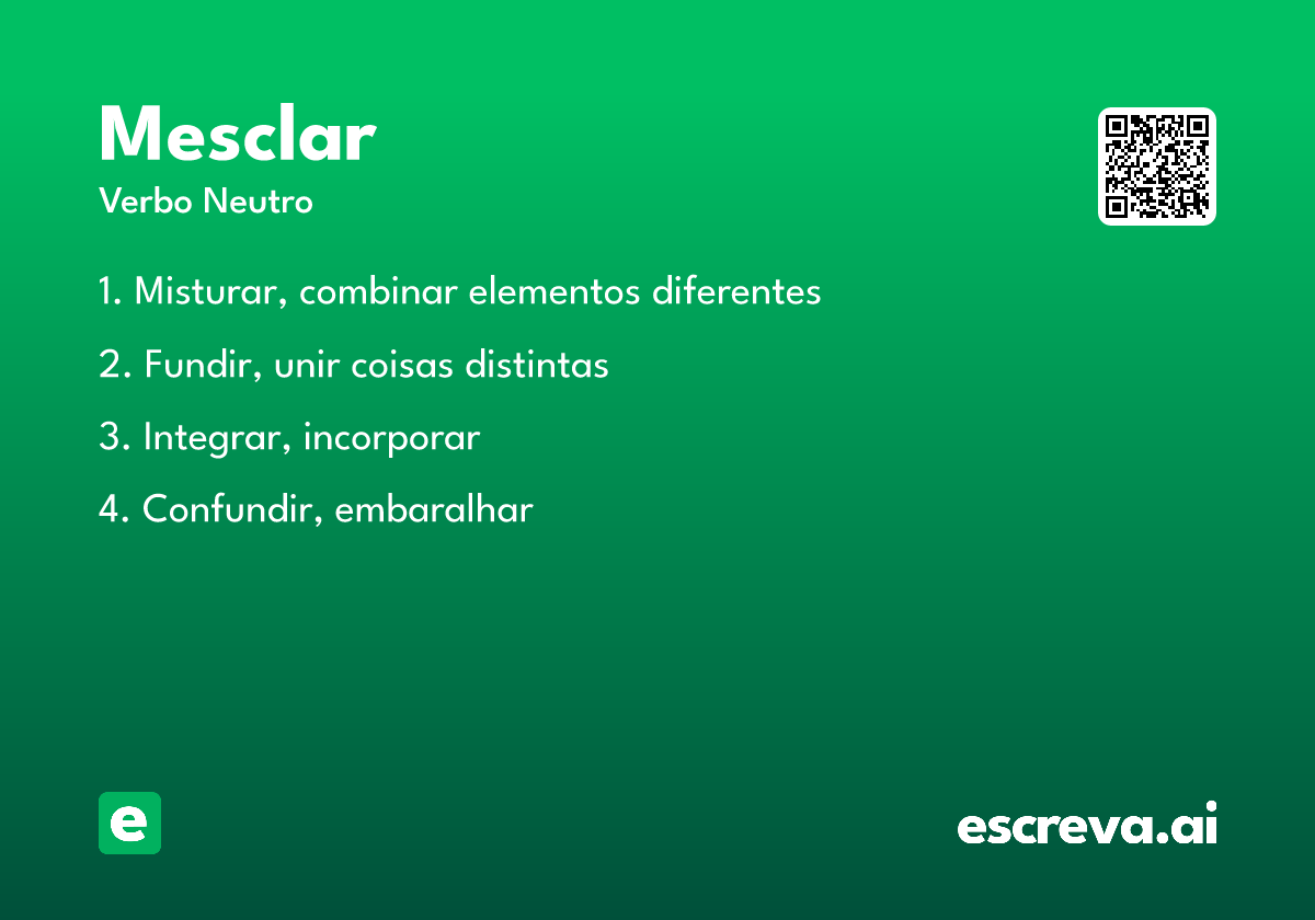 mesclar