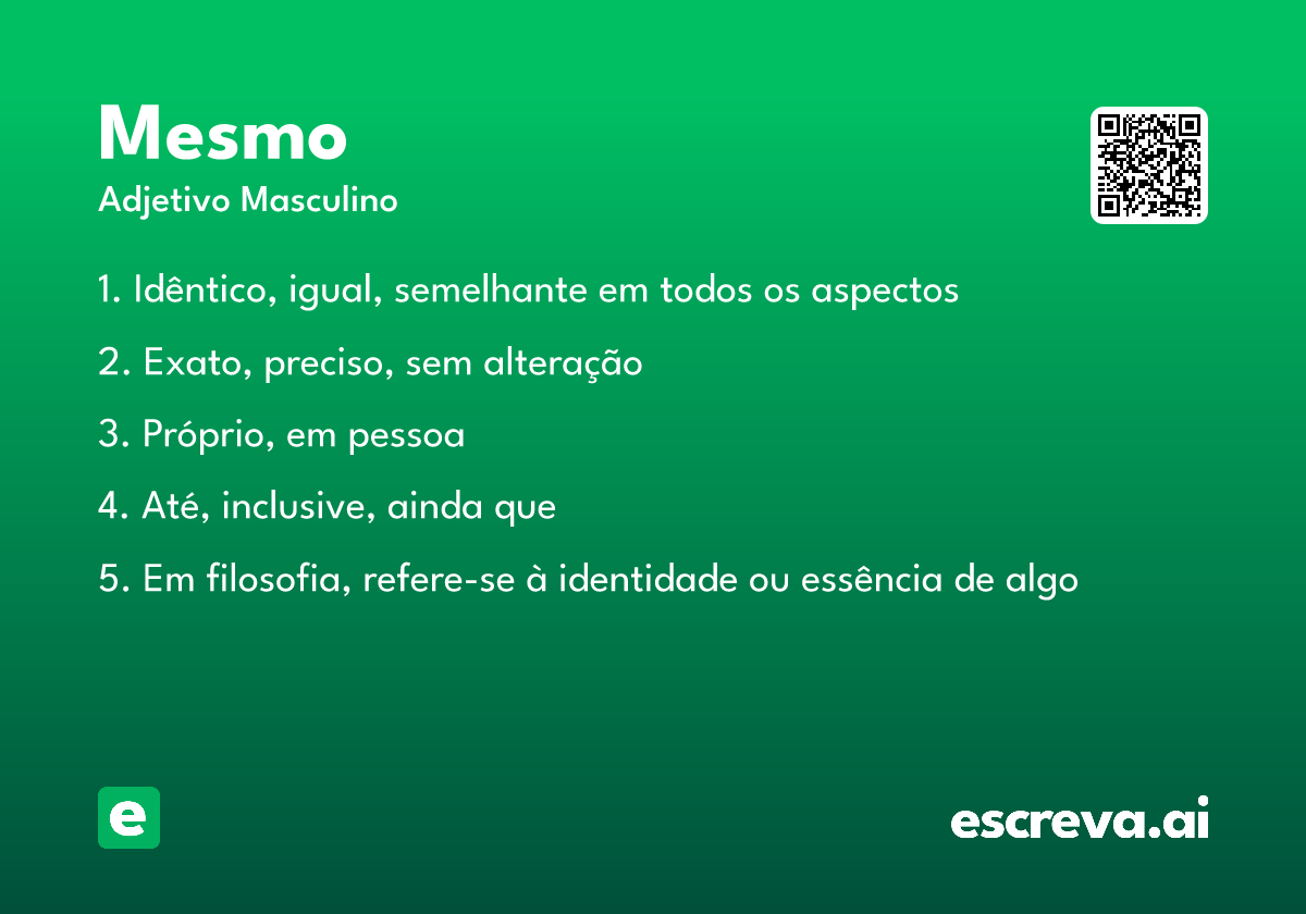 mesmo