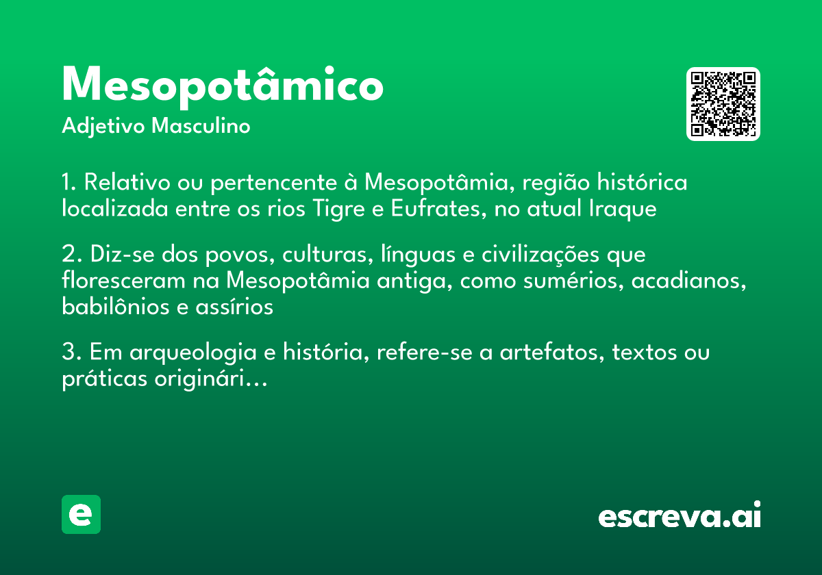 mesopotâmico
