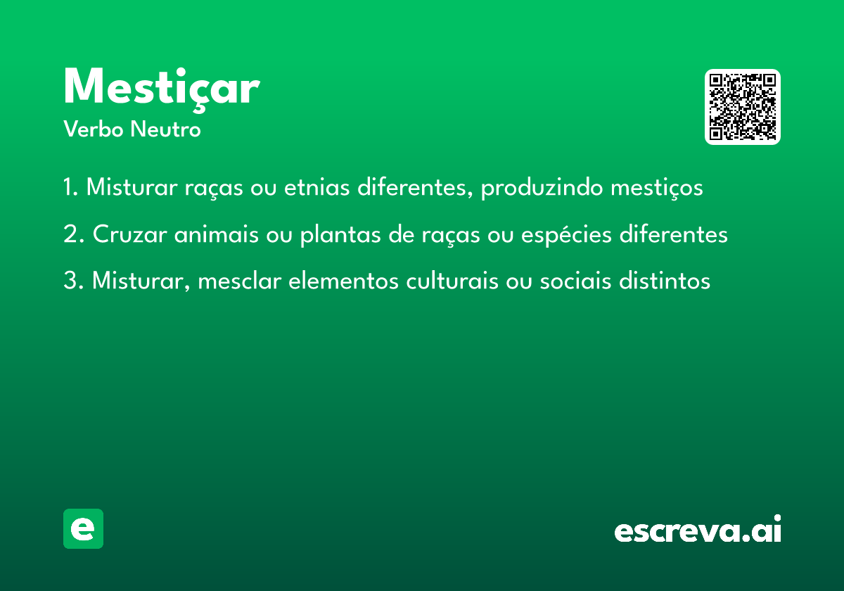 mestiçar