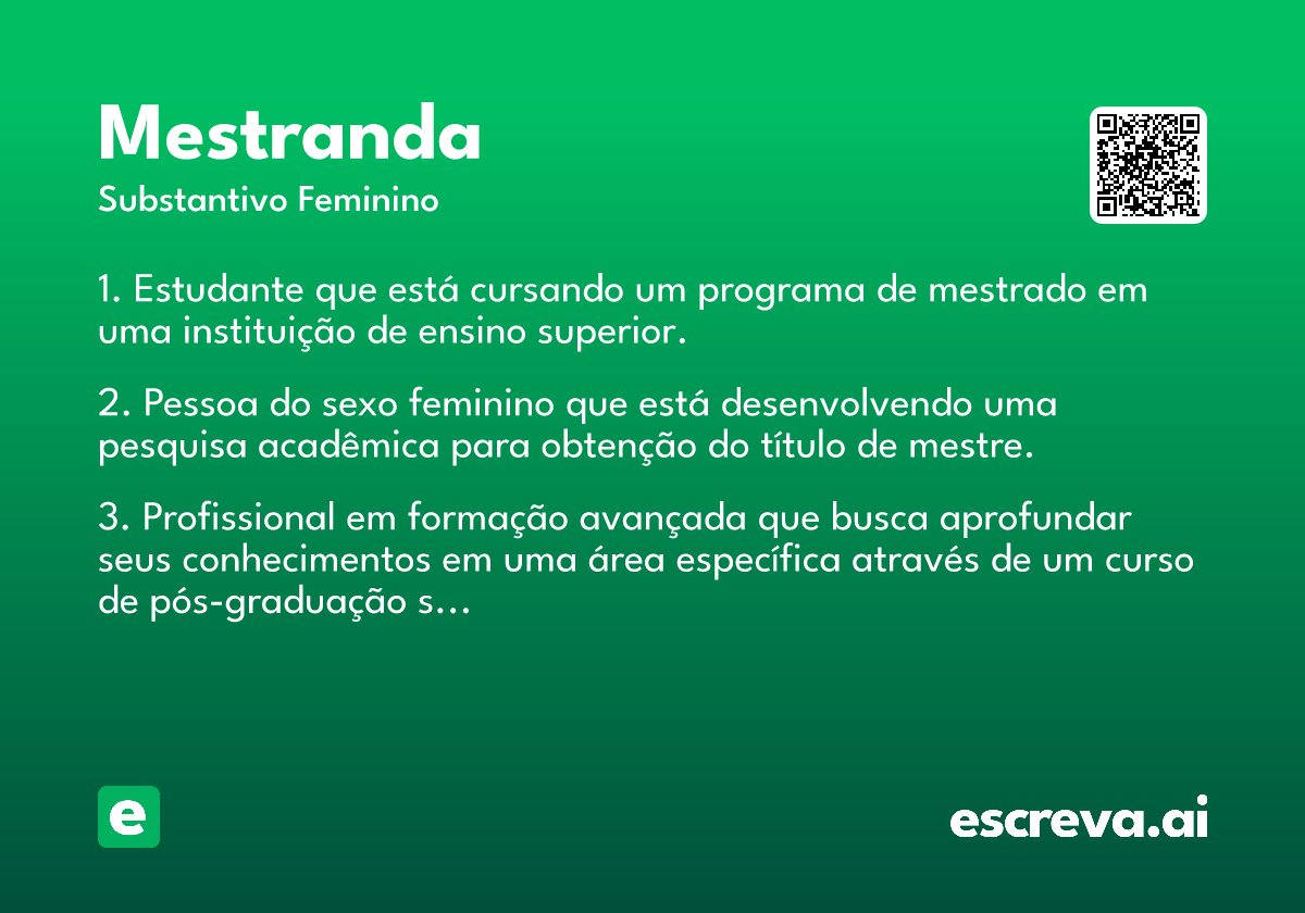 mestranda