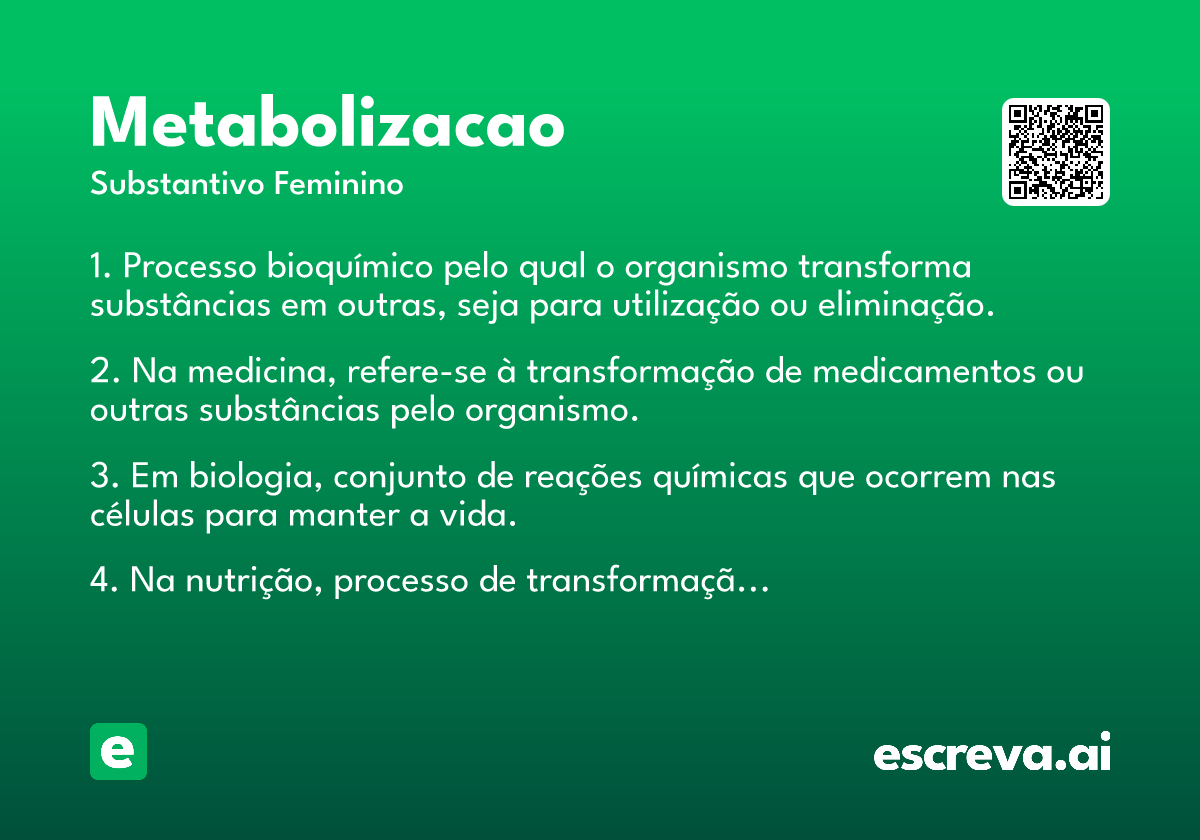 metabolizacao