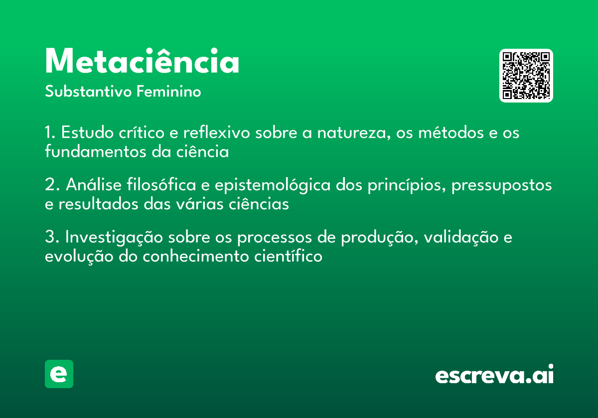 metaciência