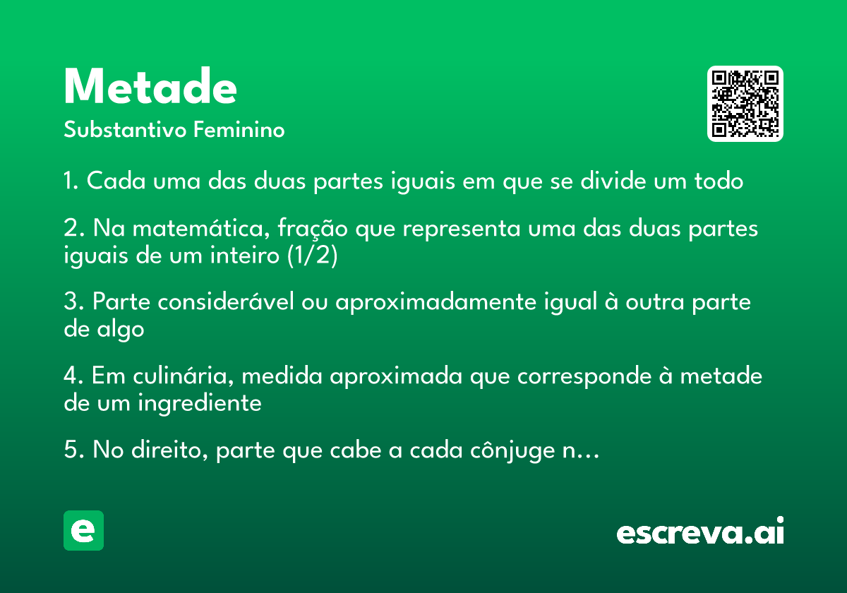metade