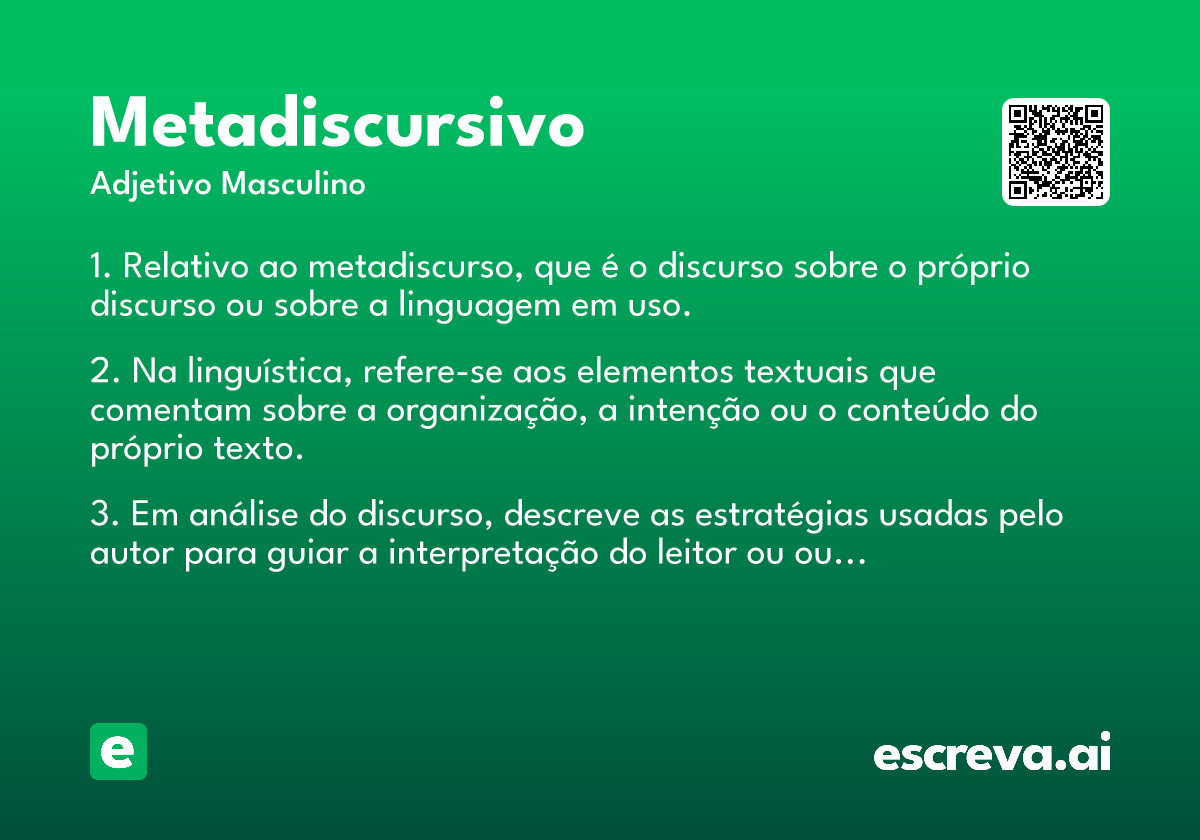 metadiscursivo
