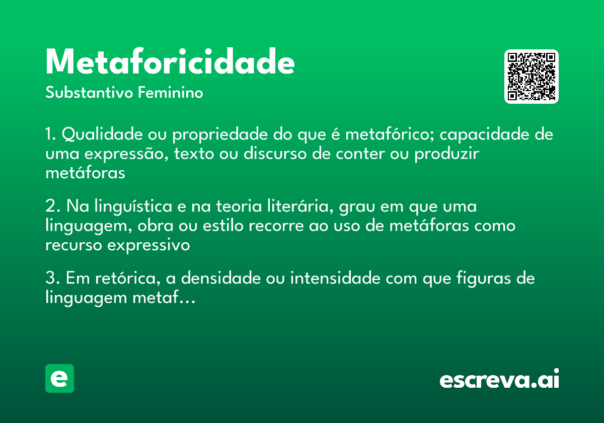 metaforicidade