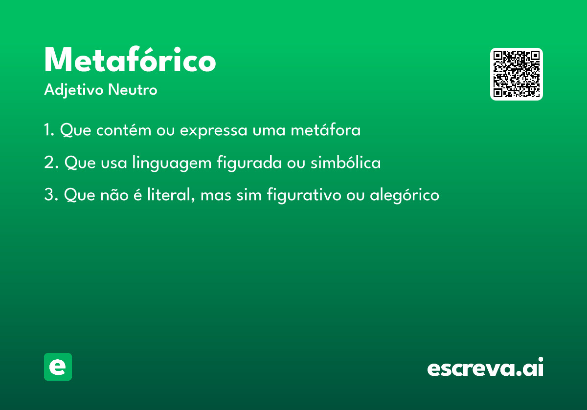 metafórico