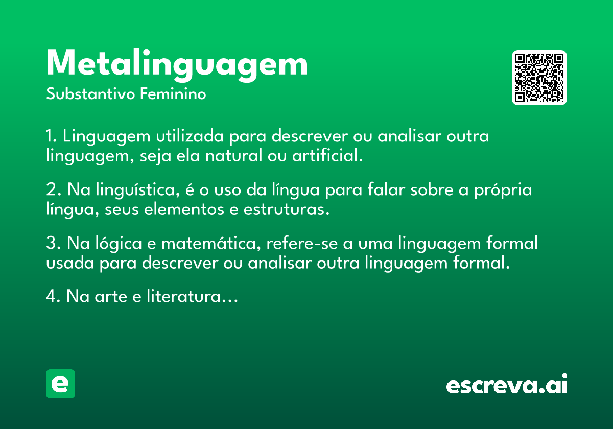 metalinguagem