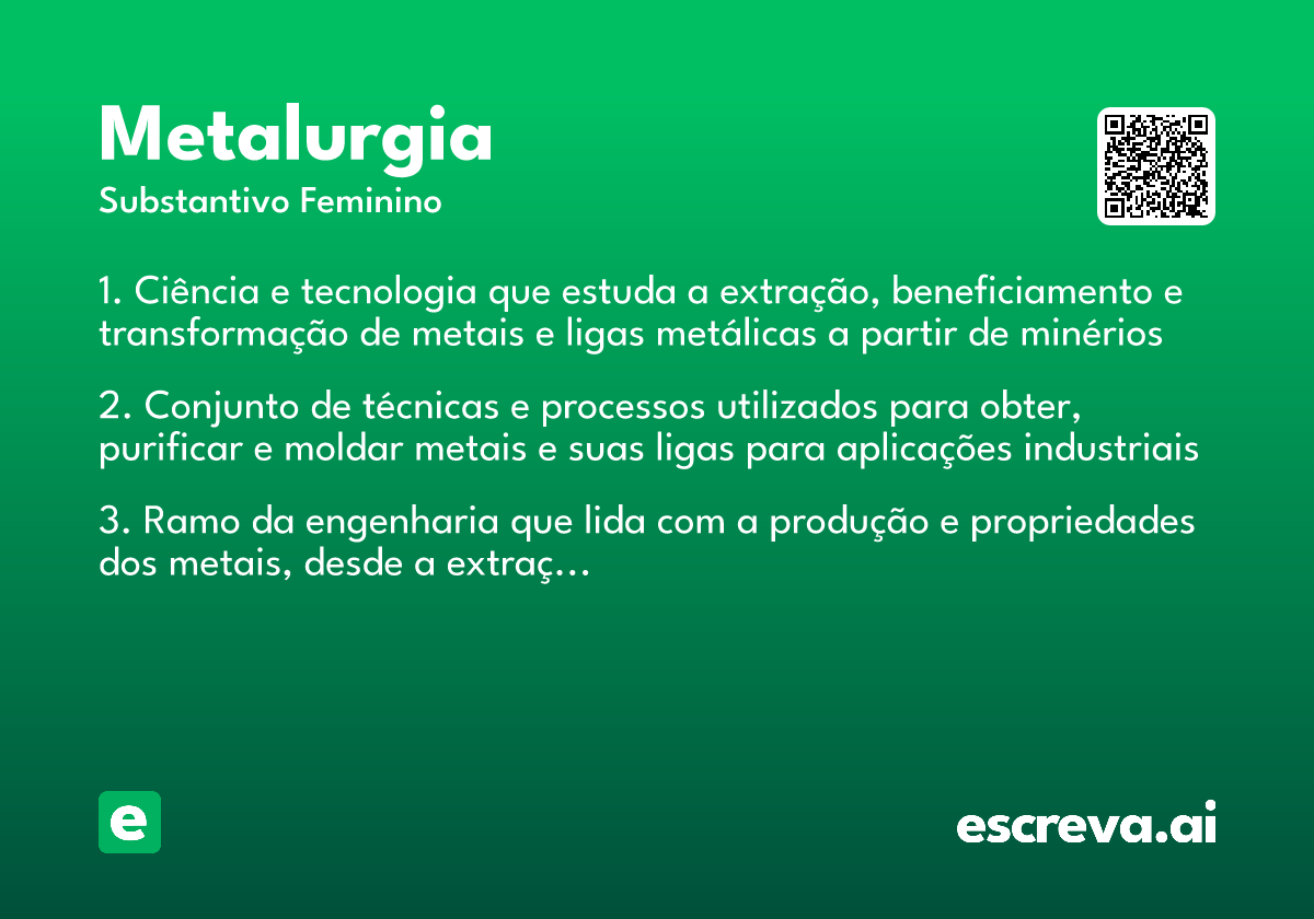 metalurgia