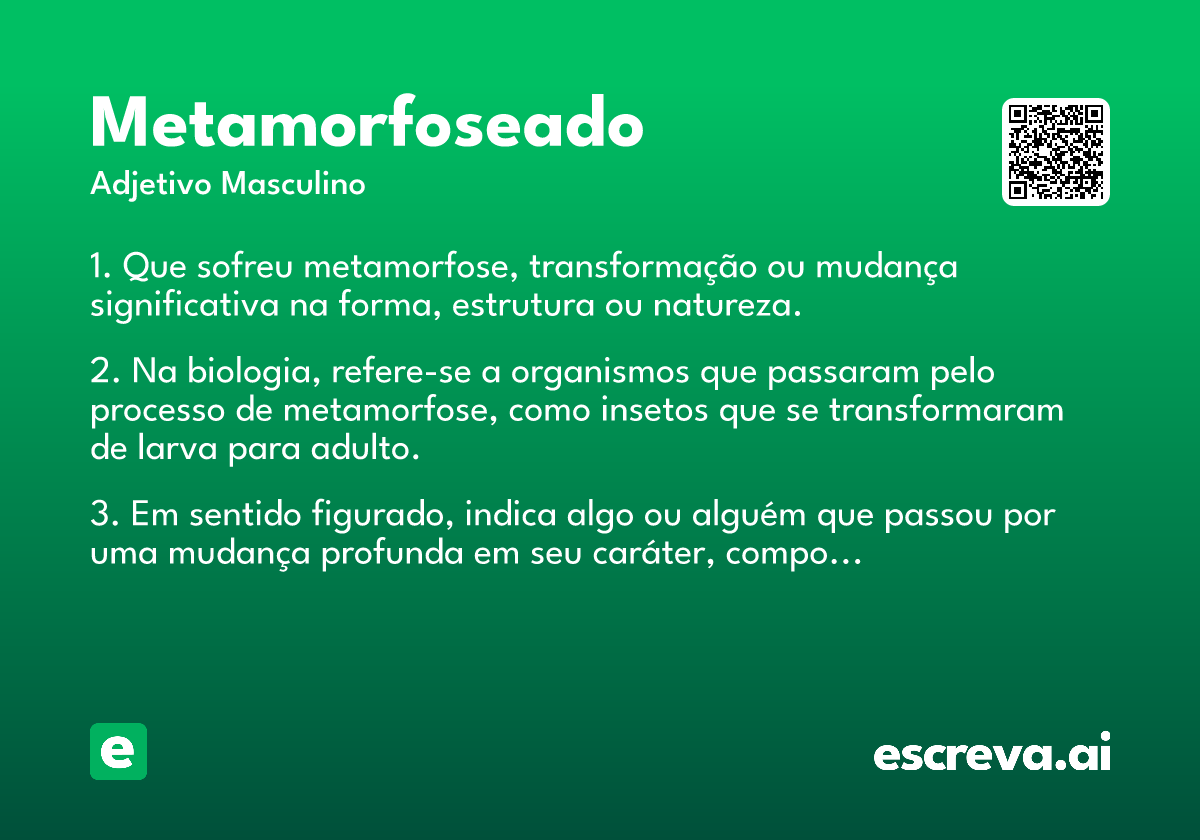 metamorfoseado