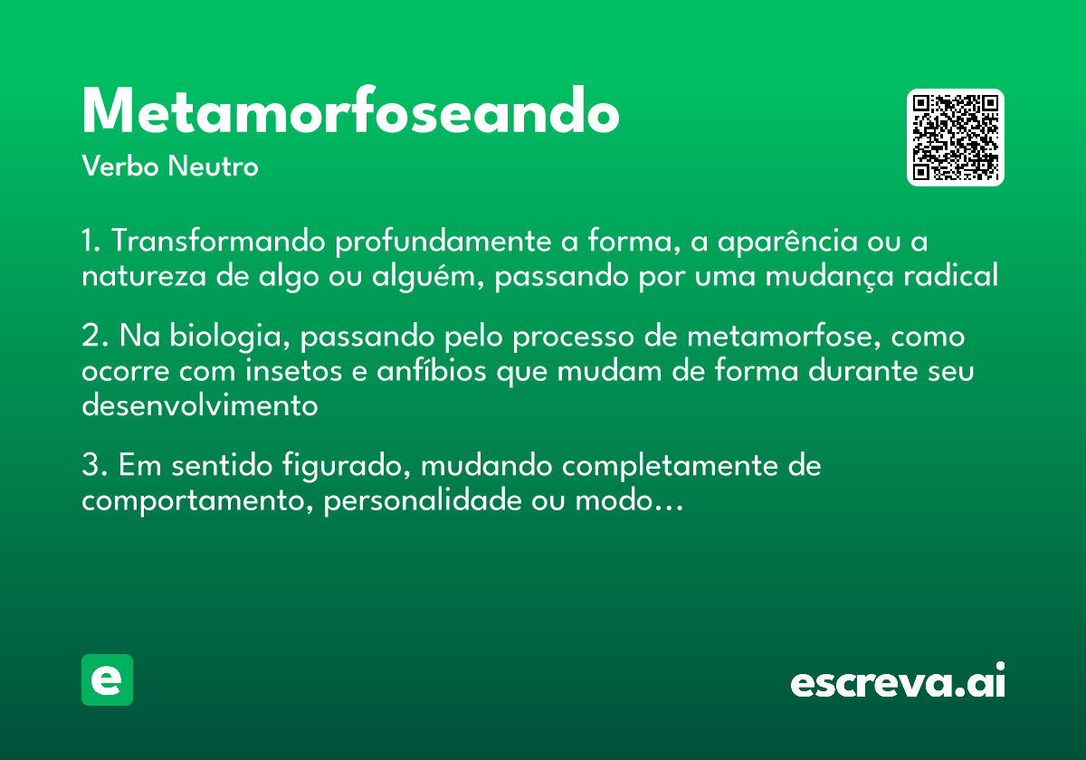 metamorfoseando