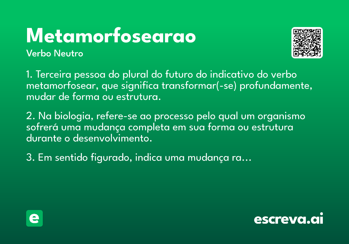 metamorfosearao