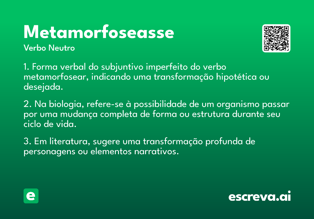 metamorfoseasse
