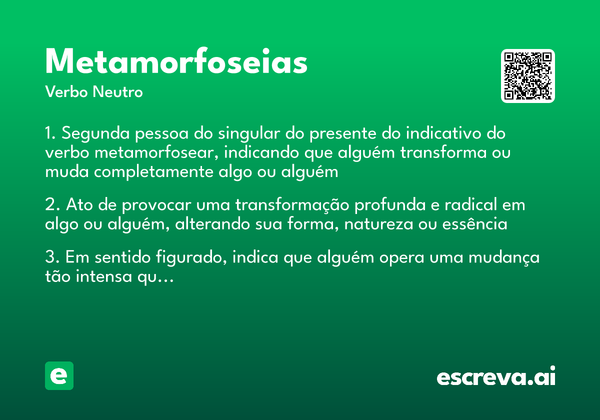 metamorfoseias