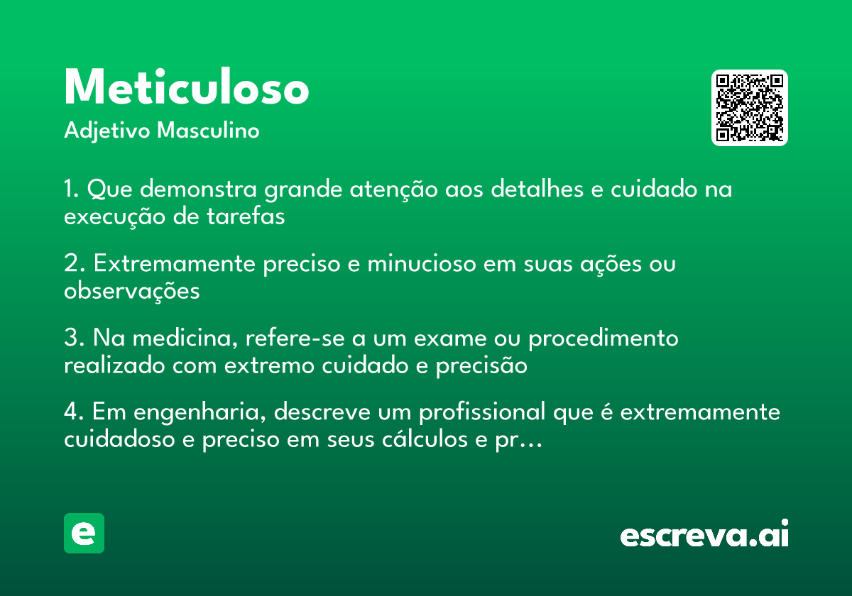 meticuloso