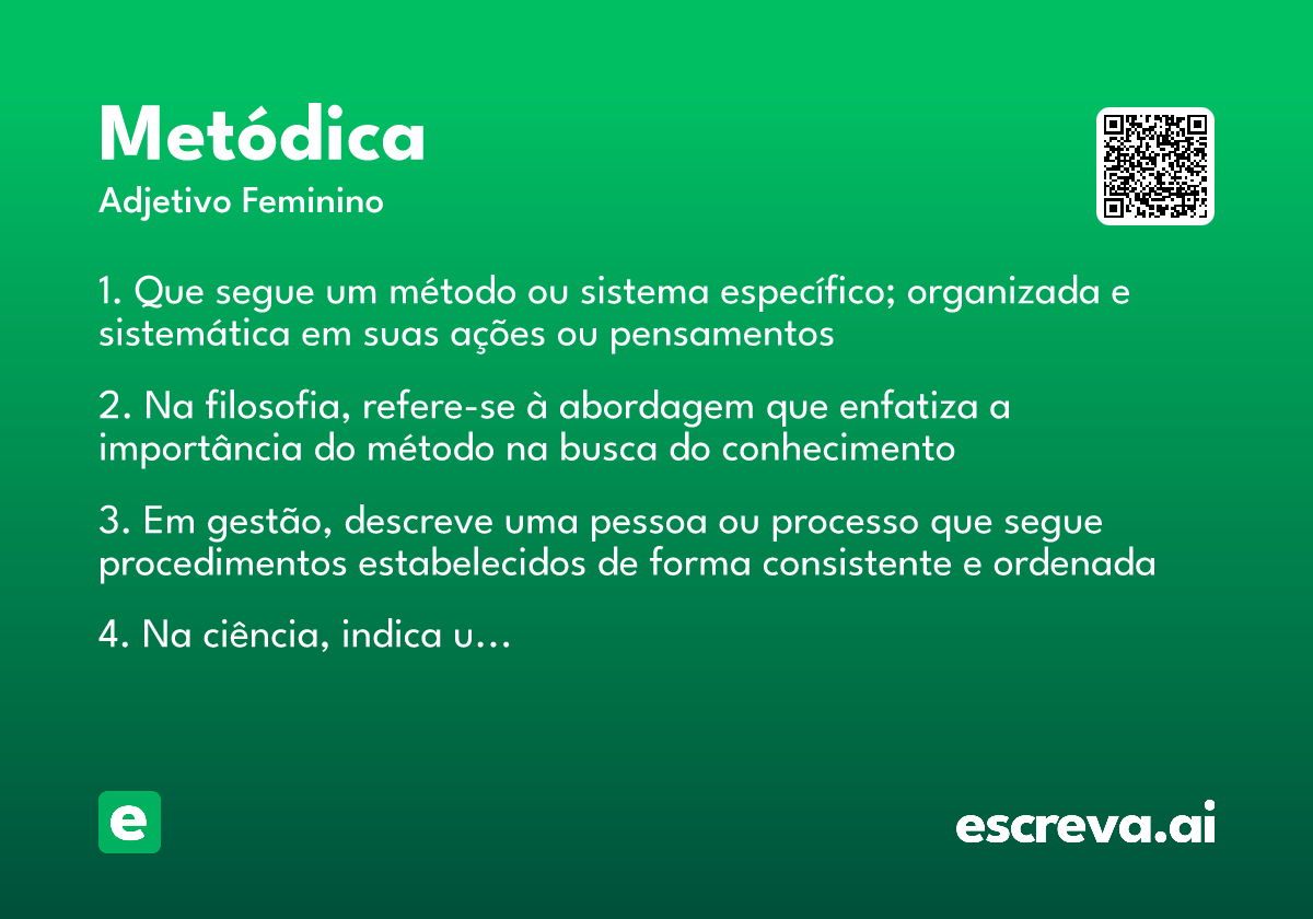 metódica