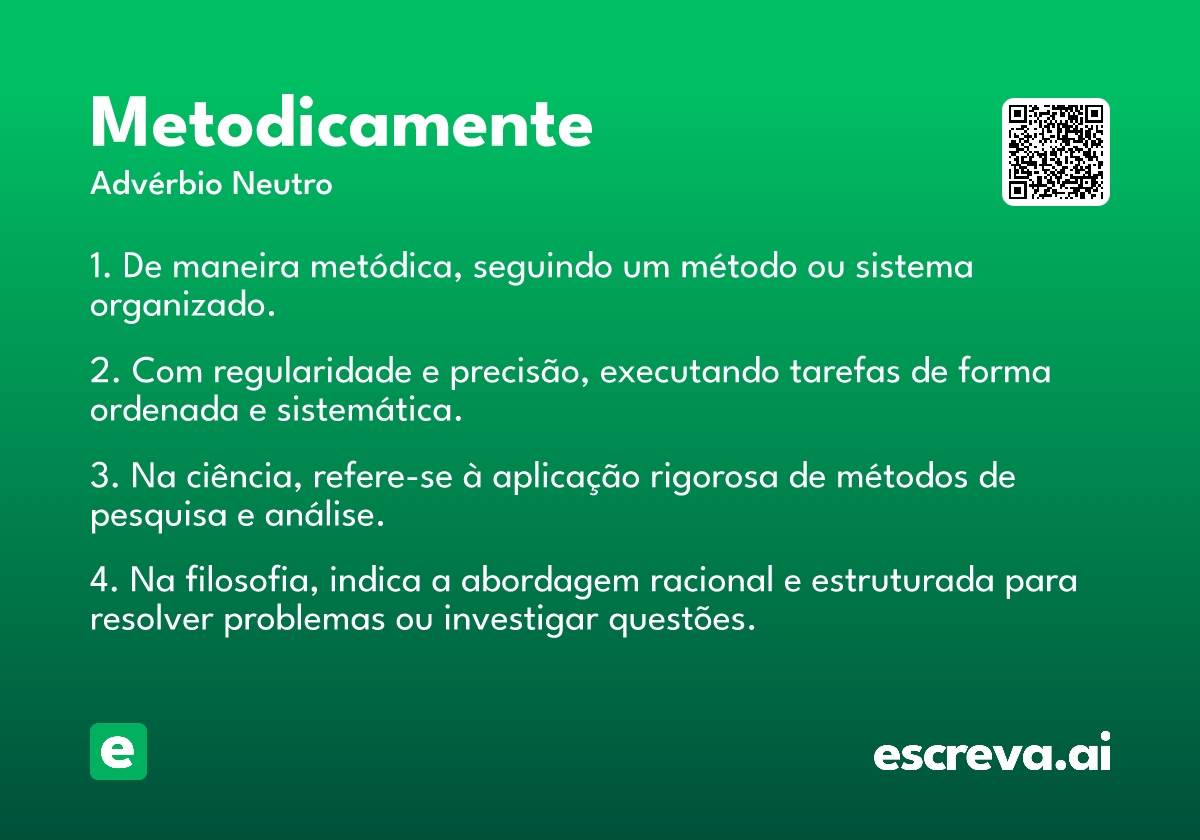 metodicamente
