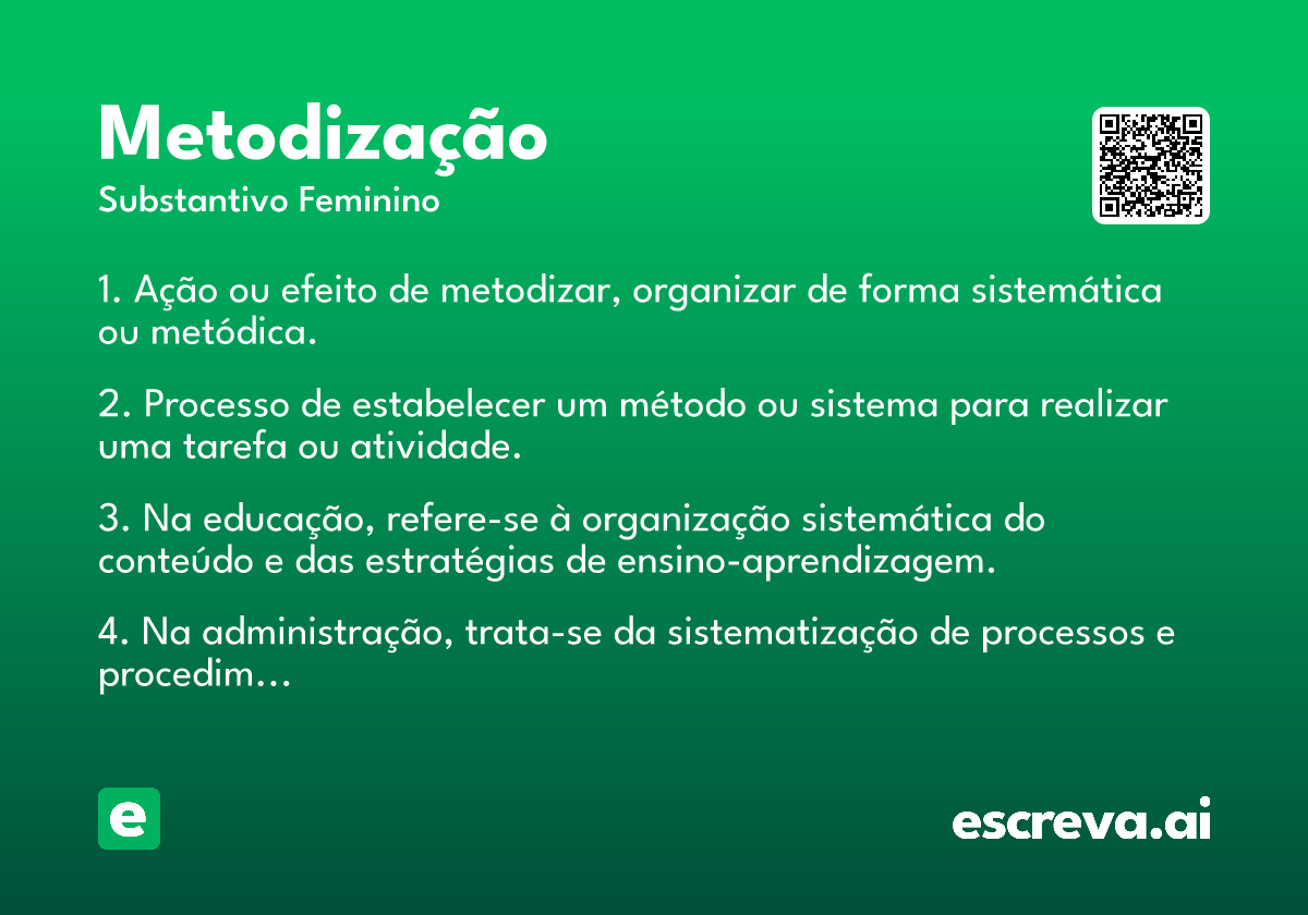 metodização
