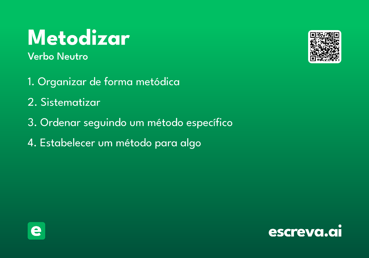 metodizar