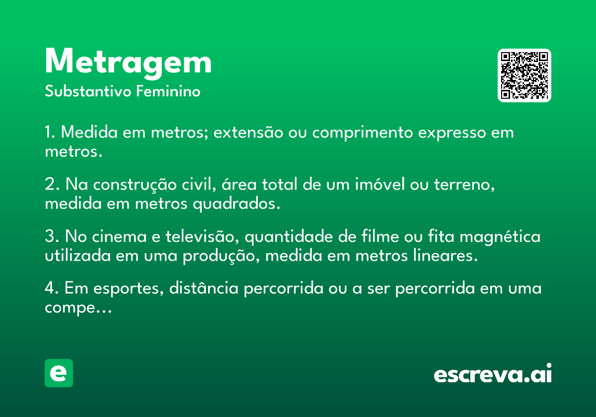 metragem