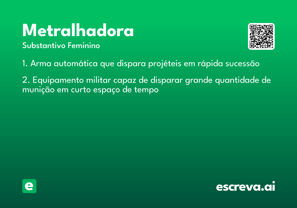 metralhadora