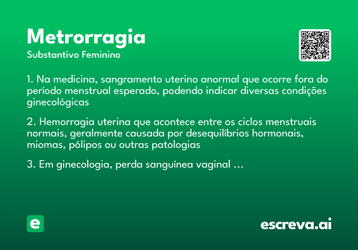 metrorragia