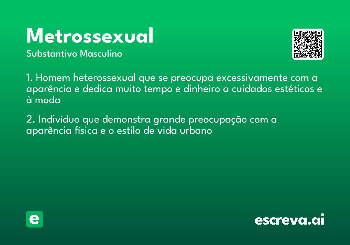 metrossexual