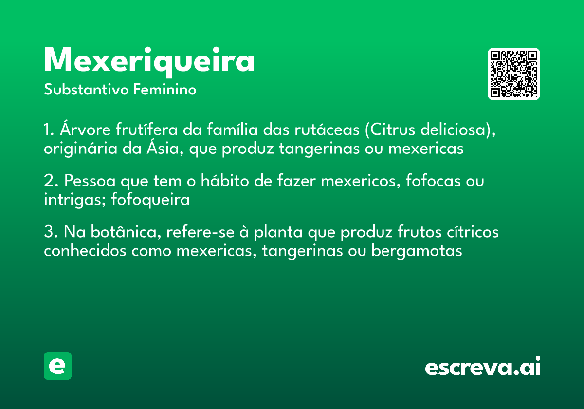 mexeriqueira
