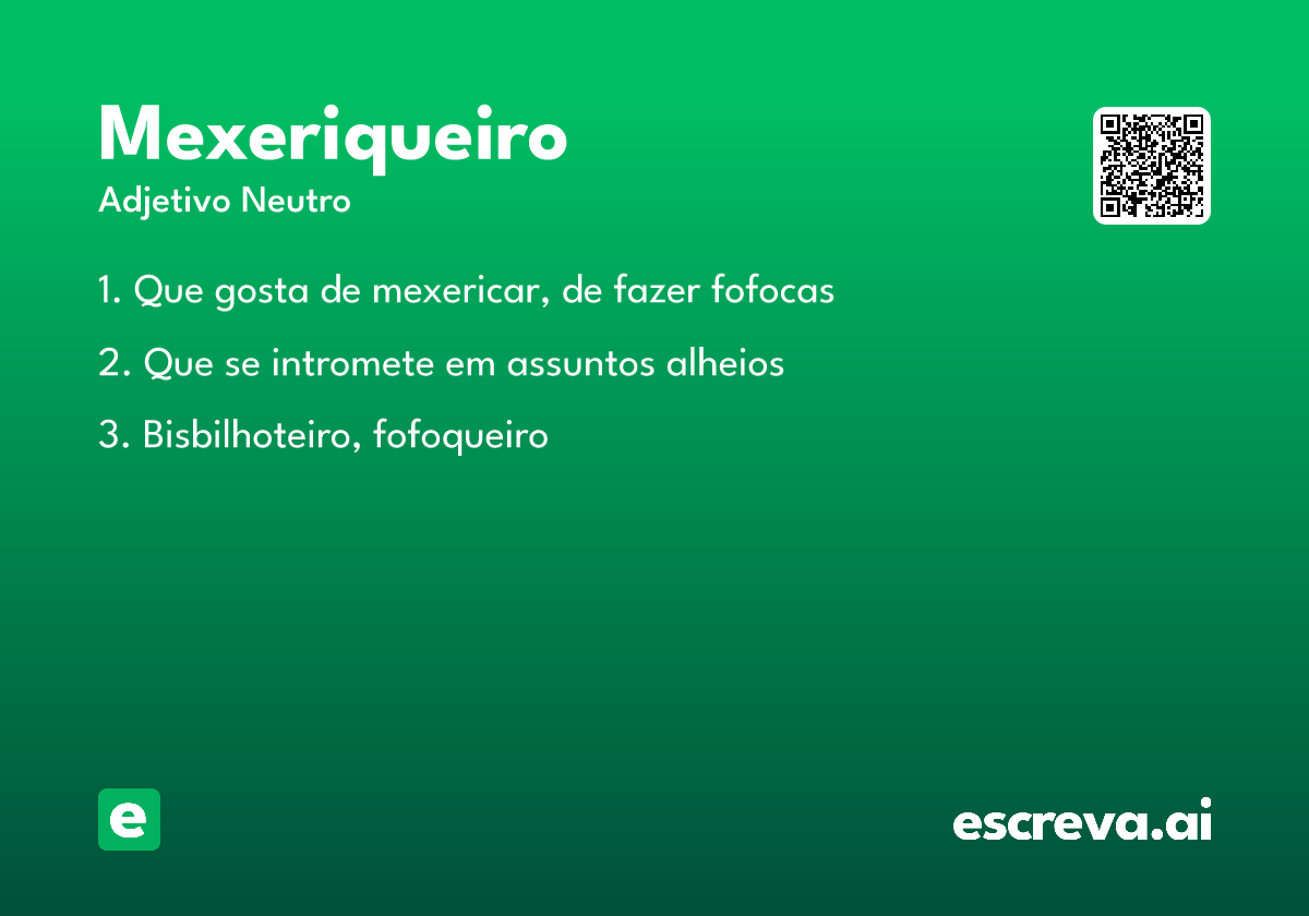 mexeriqueiro