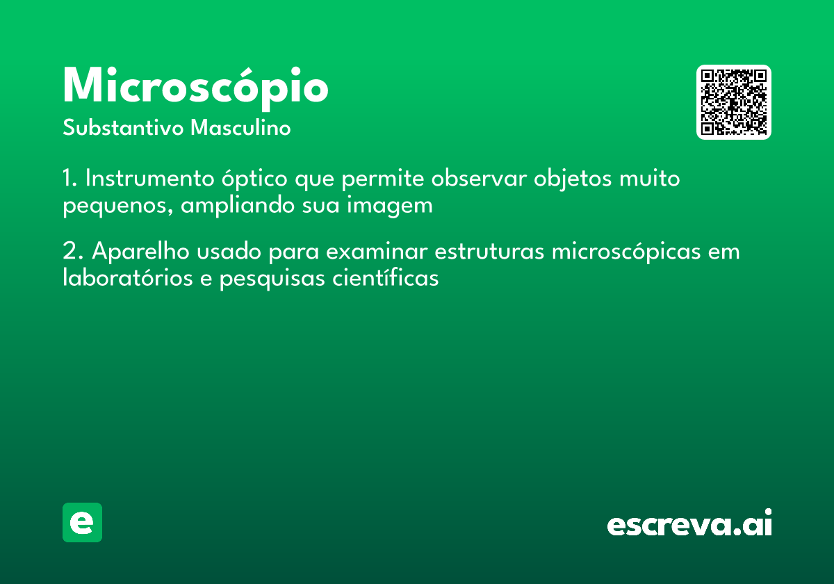 microscópio