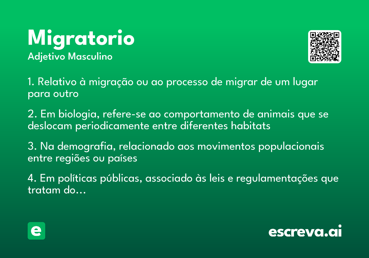migratorio