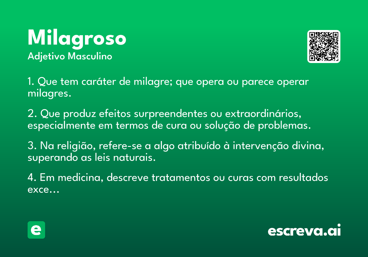 milagroso