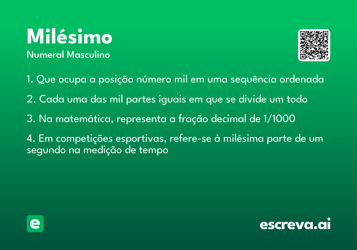 milésimo