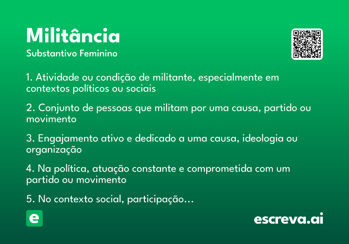 militância