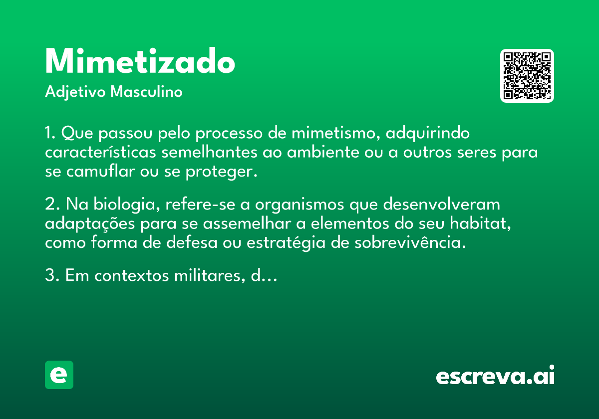 mimetizado