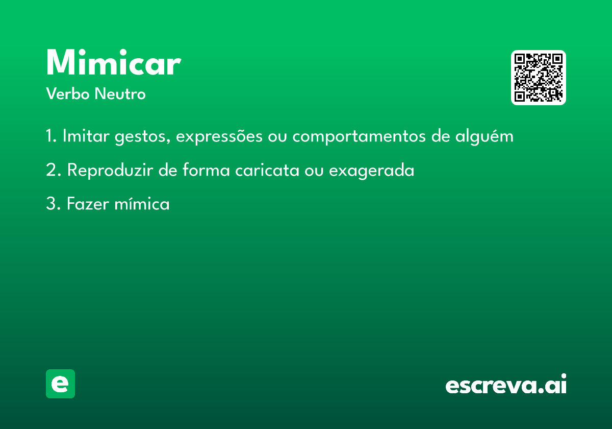 mimicar