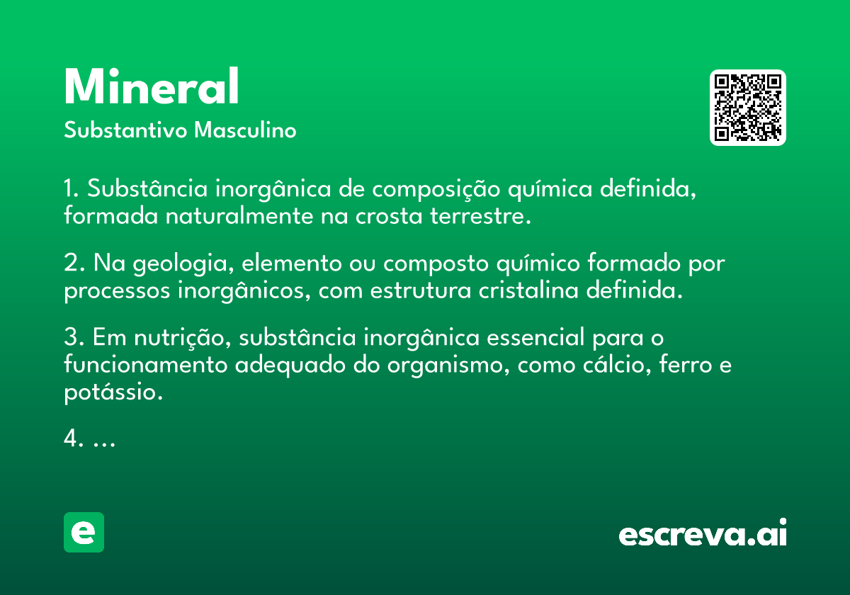 mineral