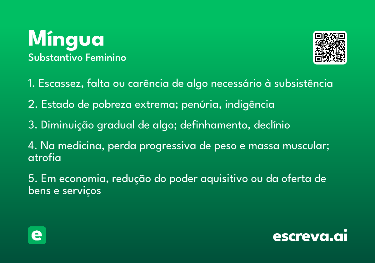 míngua
