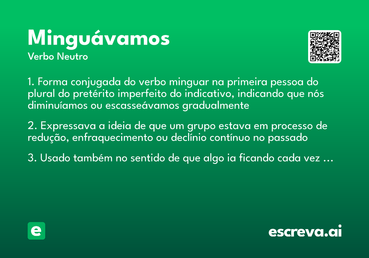 minguávamos