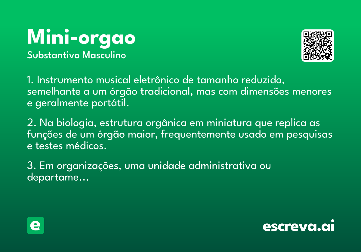 mini-orgao